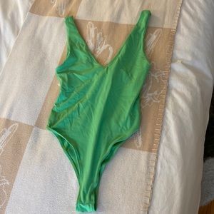 Zara green bodysuit